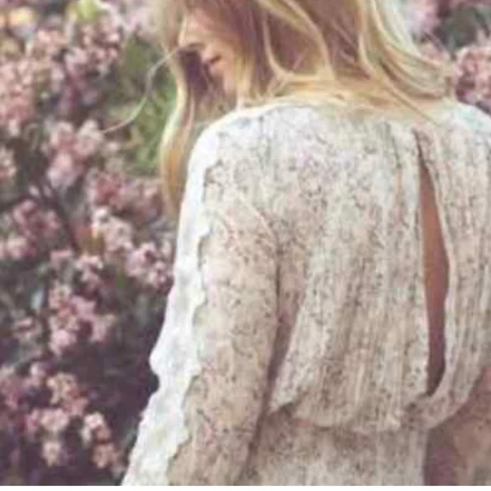 Free People Floral Charlotte Smock Lace Midi Dress Feminine Cottagecore